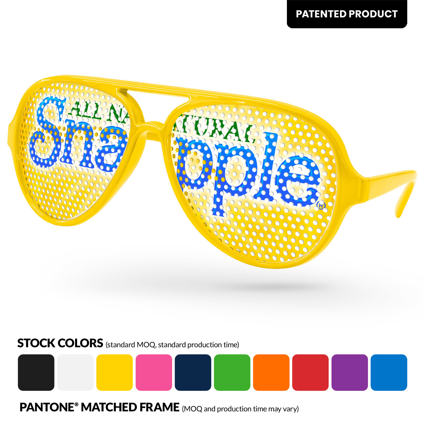 Aviator Sport Pinhole Sunglasses 1