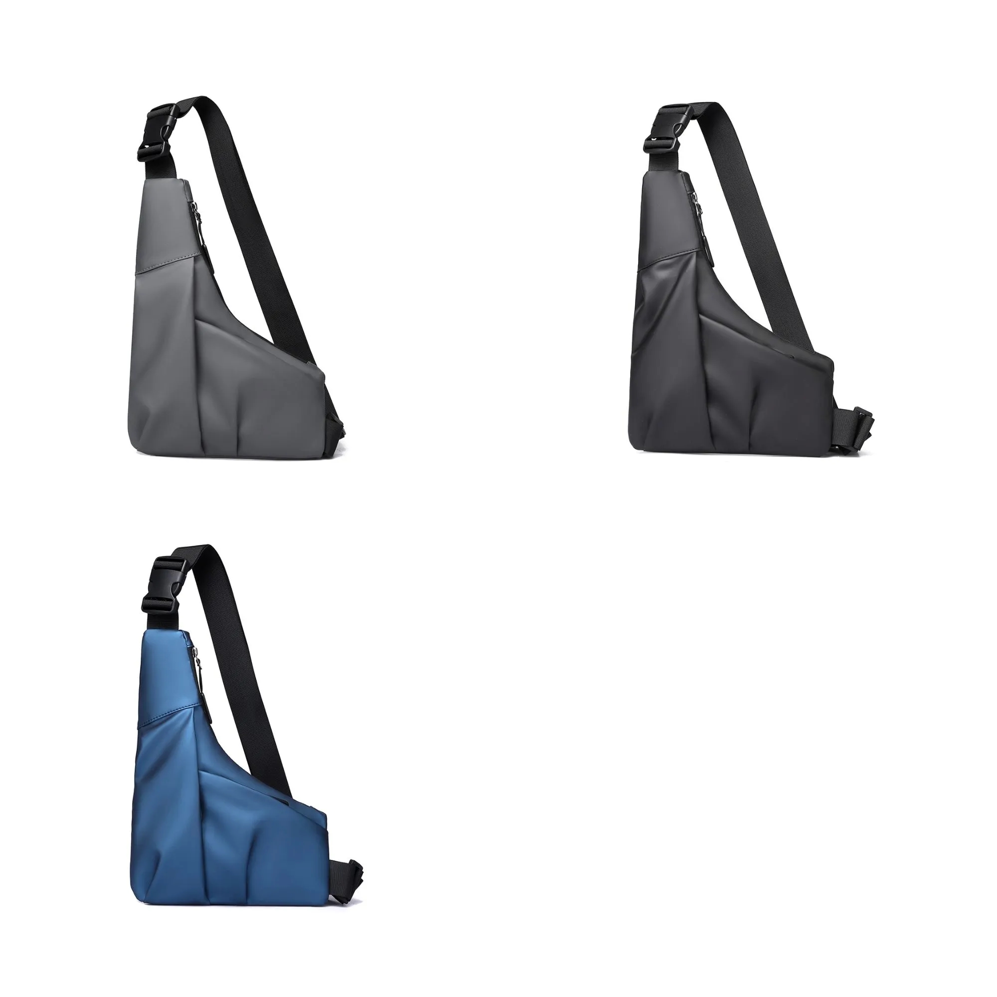 Lightweight Large Capacity Waterproof Triangle Crossbody Bag 1