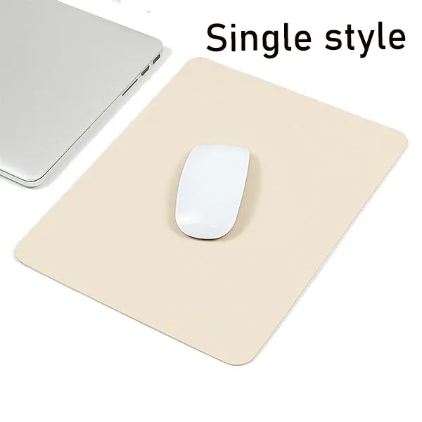 Pure Color Office Leather Non-slip Mouse Pad 9