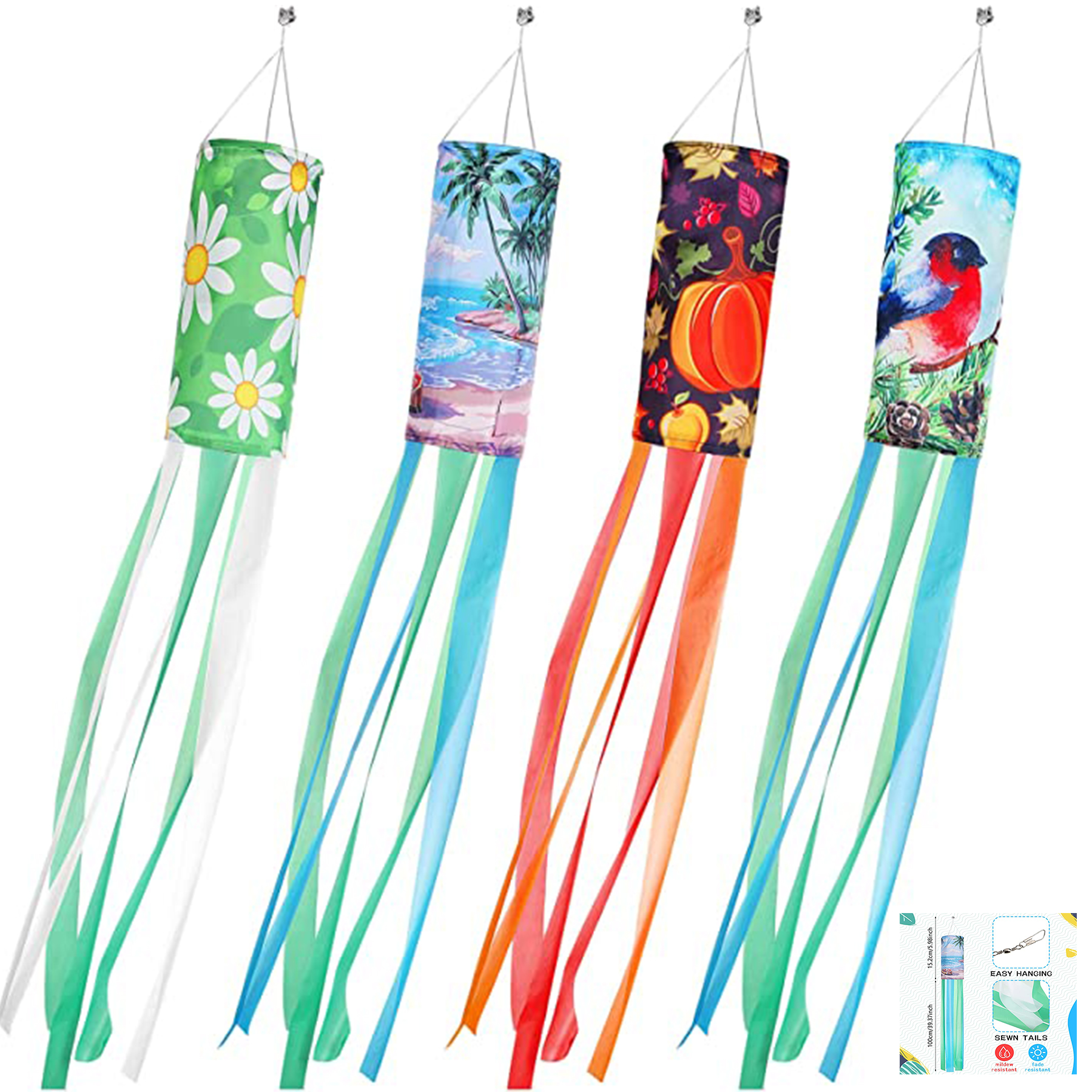 Small Fresh Seasonal Blower Flag Windsock 2