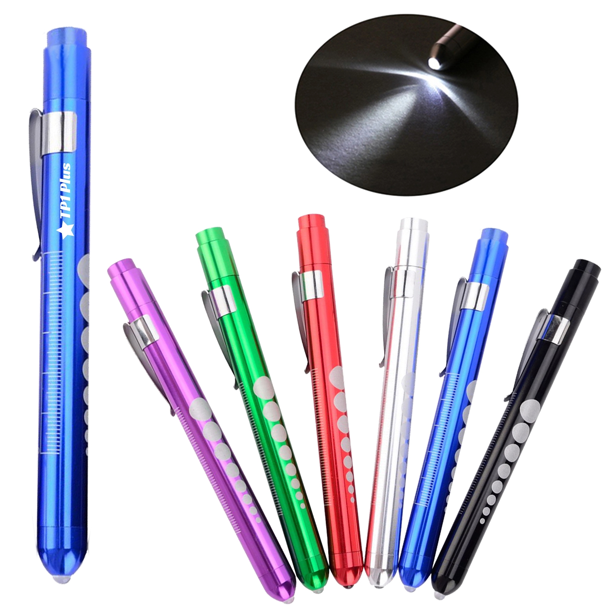 Aluminum Medical Nurse Pen light  Pupil Gauge