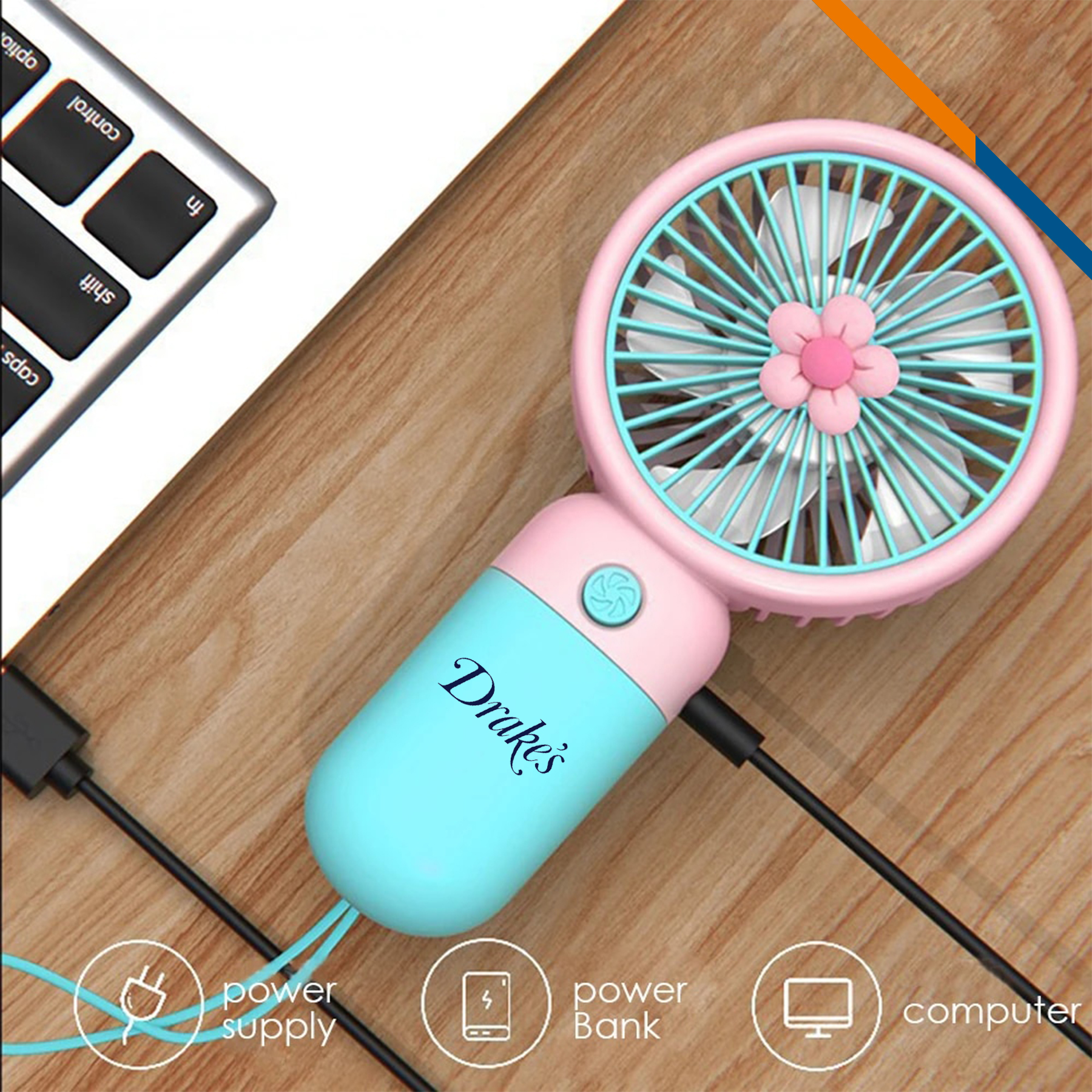 AirNimble Portable 100 Speeds Handheld Fan 6