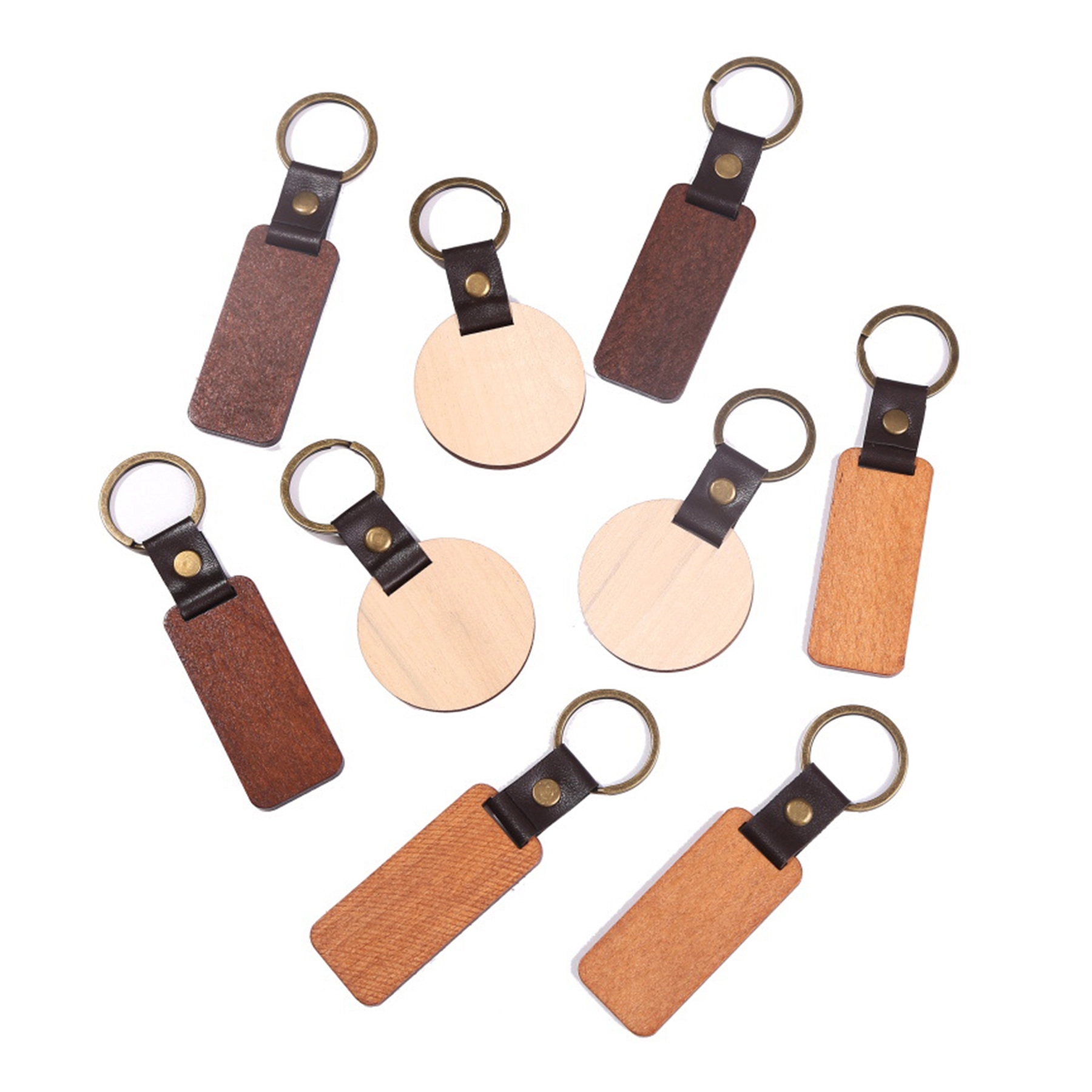 Wooden Key Chain  Anniversary Keychain 2