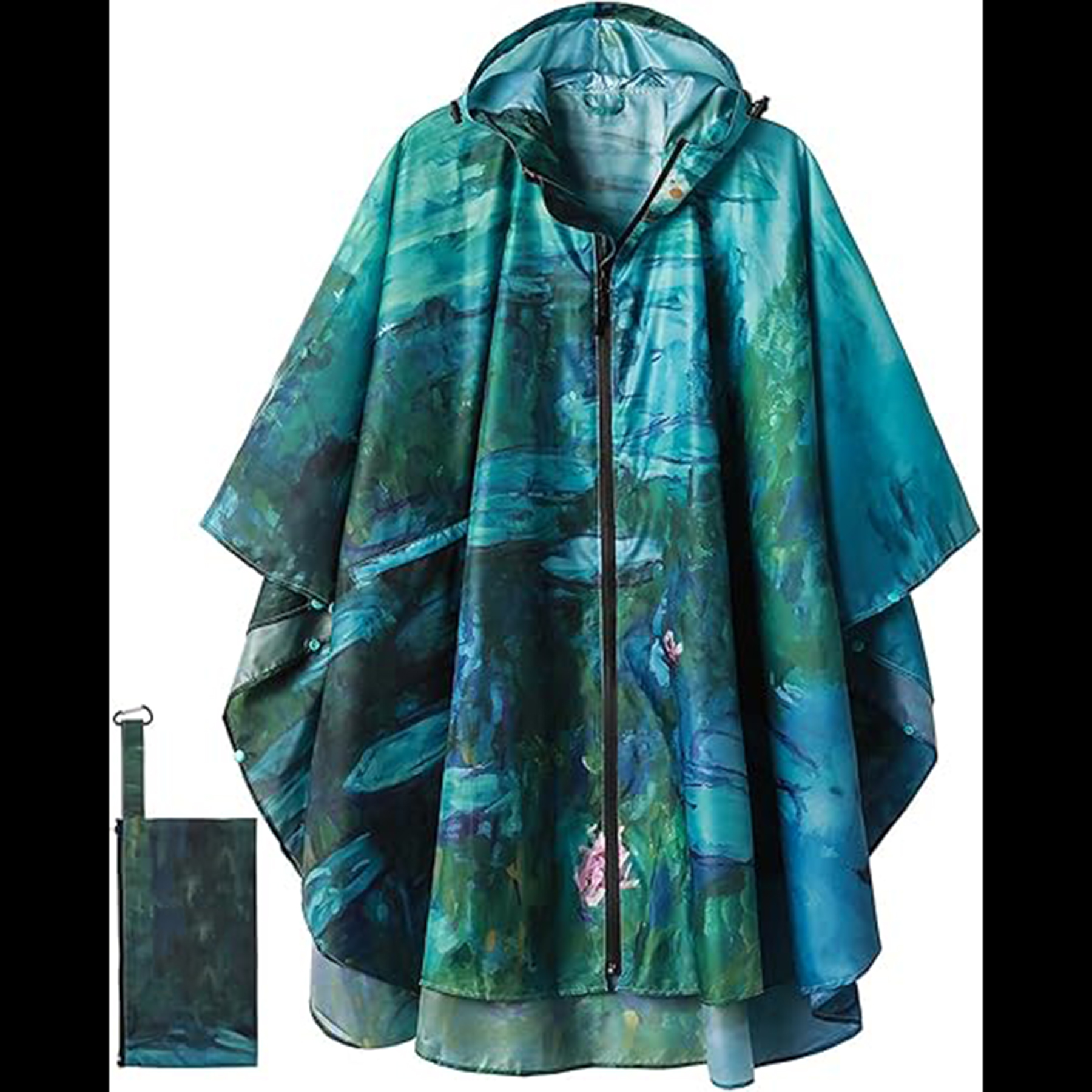 Unisex Hooded Poncho 1