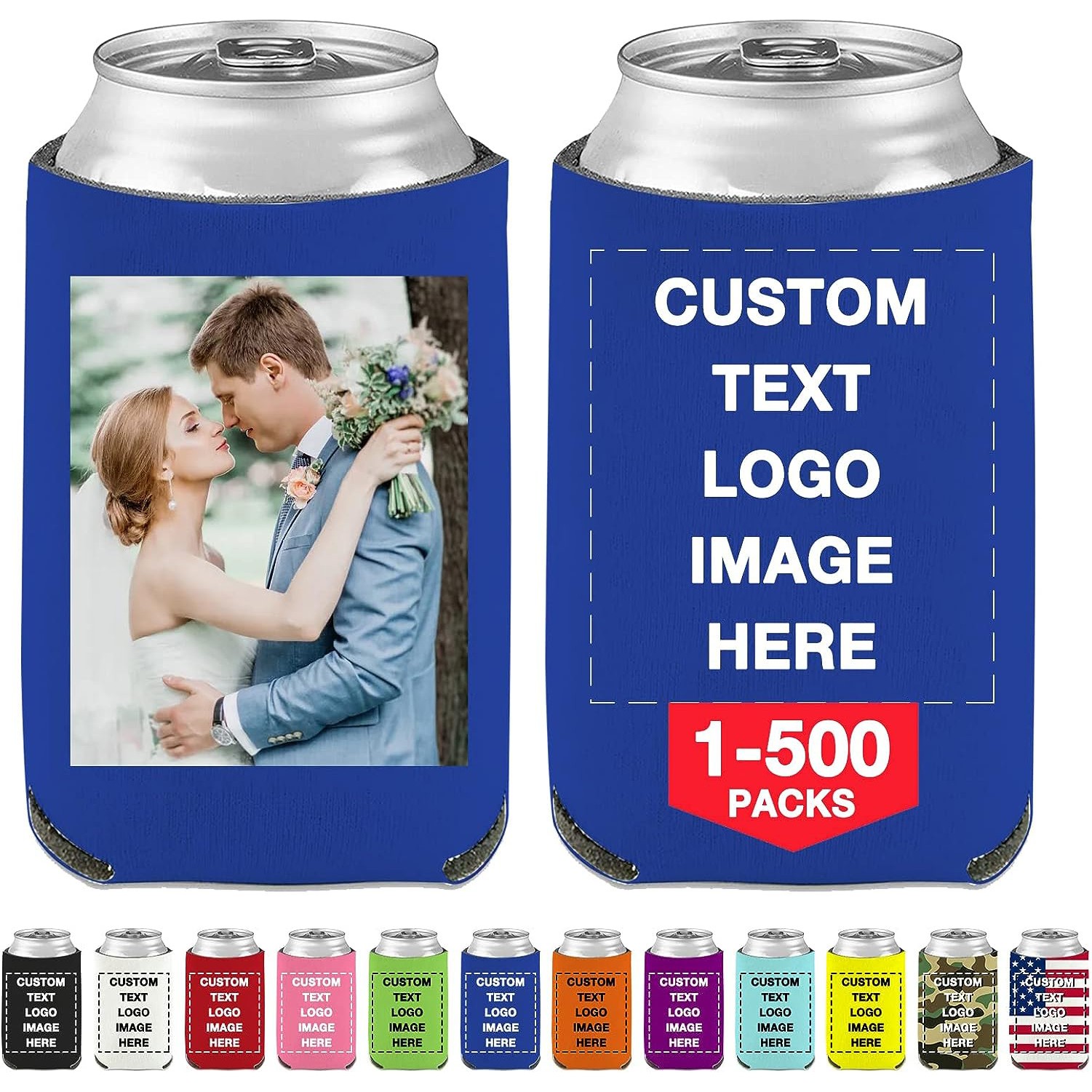 Custom Beer Can Cooler Sleeves Bulk Personalized Insulated Beverage Bottle Holder/ Custom Logo 12 oz, custom koozie with logo imprint 2