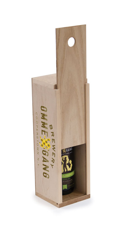 Plywood Gift Box with Wood Slide Cover