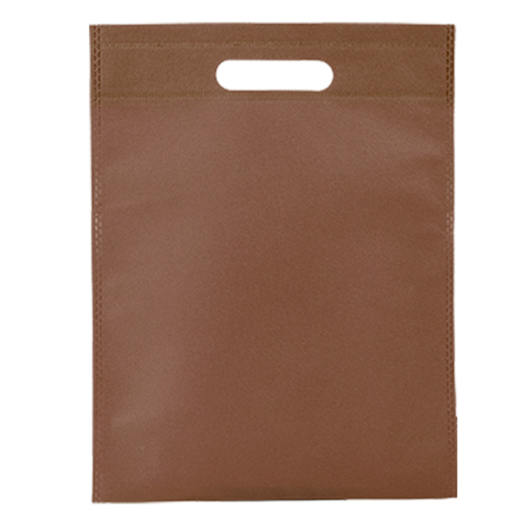 13.78 X 17.72 Inch Heat Sealed Non-Woven Cutout Handle Bag 1