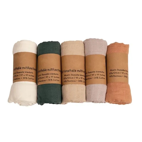 Organic Cotton and Bamboo Baby Blanket 5