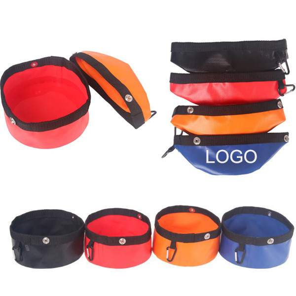 Foldable Pet Bowl W/ Carabiner 7