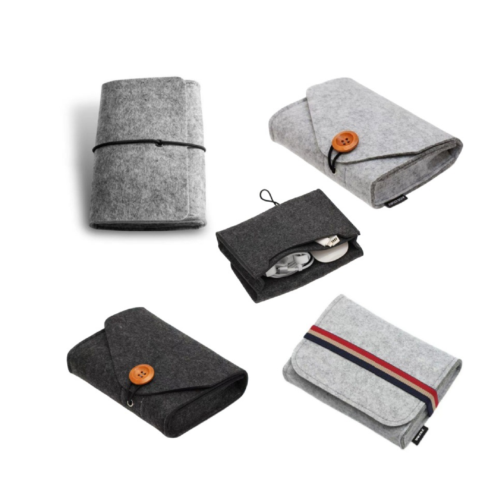 Felt Cable Storage Pouch 7
