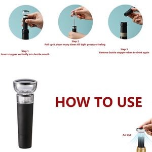 2 In 1 Wine Bottle Opener With Corkscrew And Wine Stopper 15