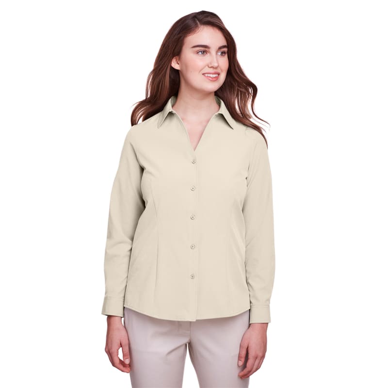 UltraClub Ladies' Bradley Performance Woven Shirt 8