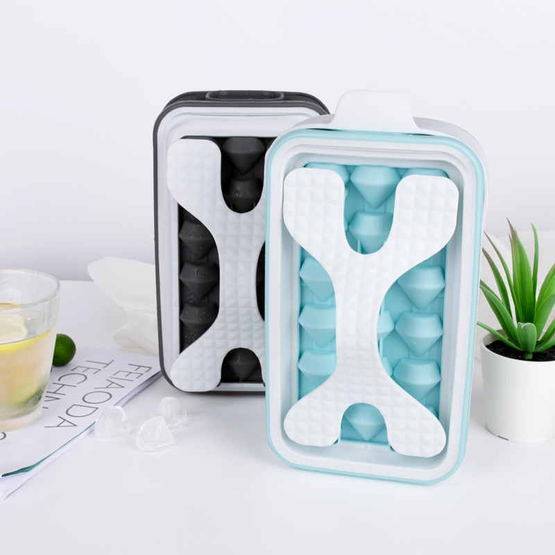 2 In 1 Portable Ice Ball Maker Kettle w/ Lid Makes 18 Ice Cubes 8