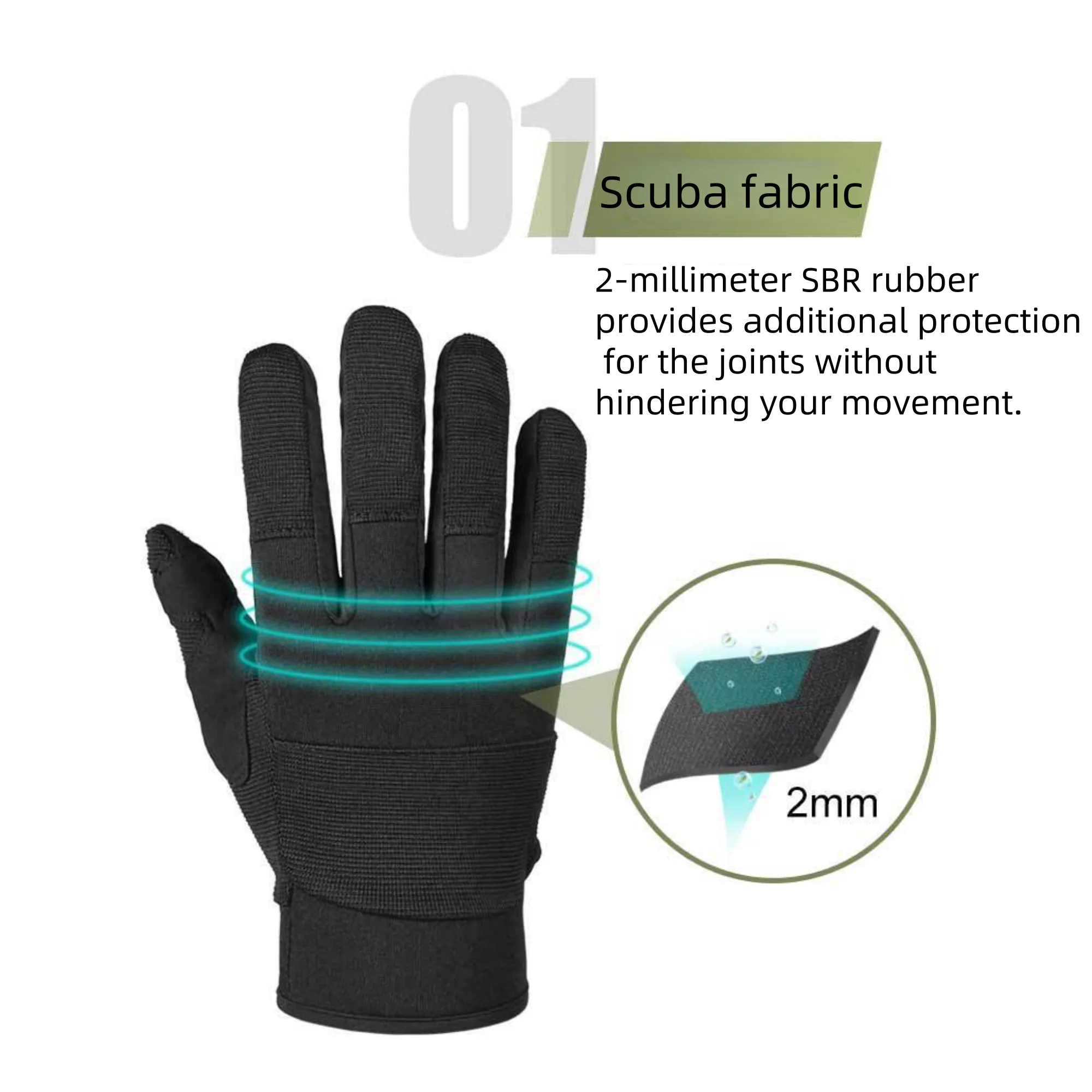 Mechanical Maintenance Touchscreen Work Safety Gloves 3