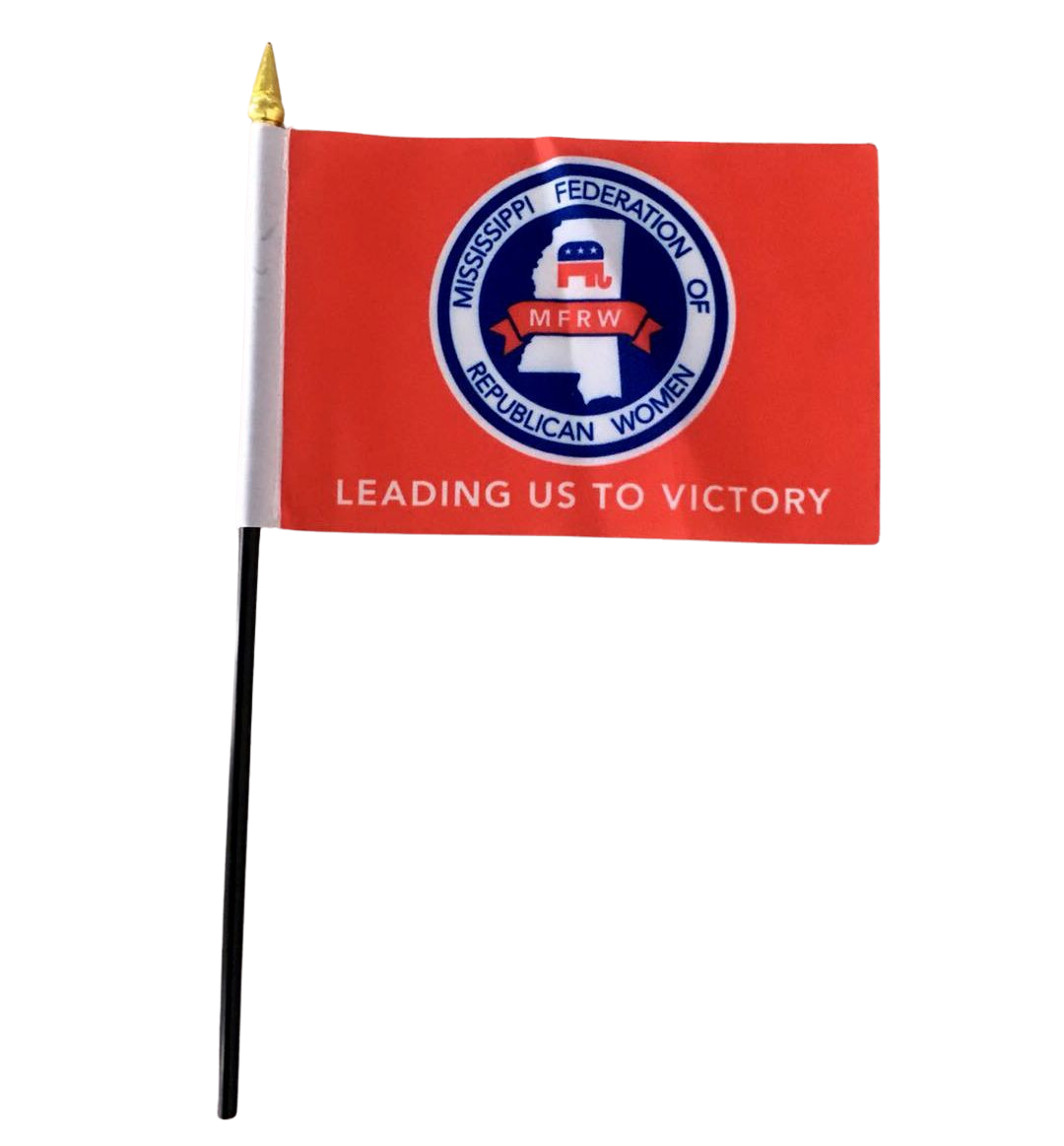 4x6in Stick Flags - Custom Printed - Polyester 1