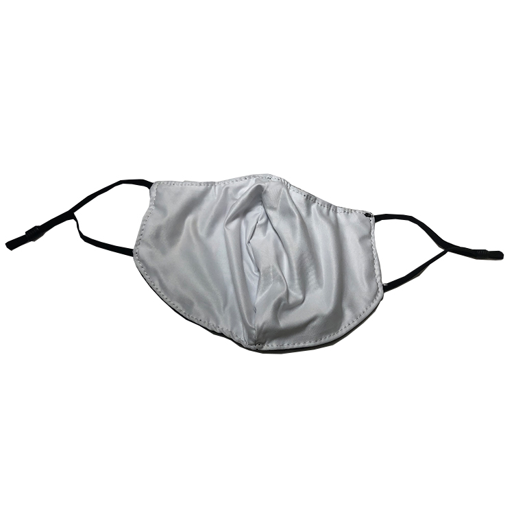 Flat Front 2-ply Mask (Dye Sub Logo), Adult Size 5