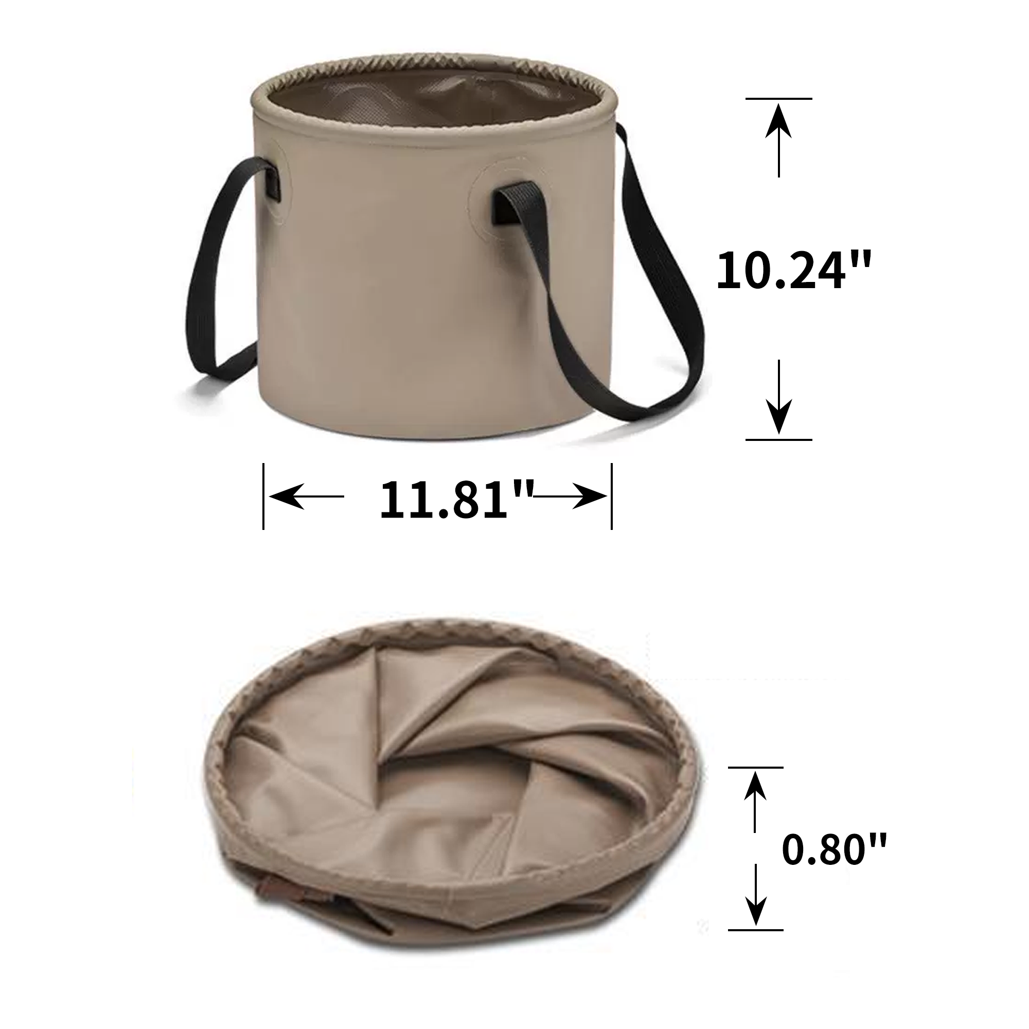 20L Foldable Waterproof Outdoor Utility Bucket 4