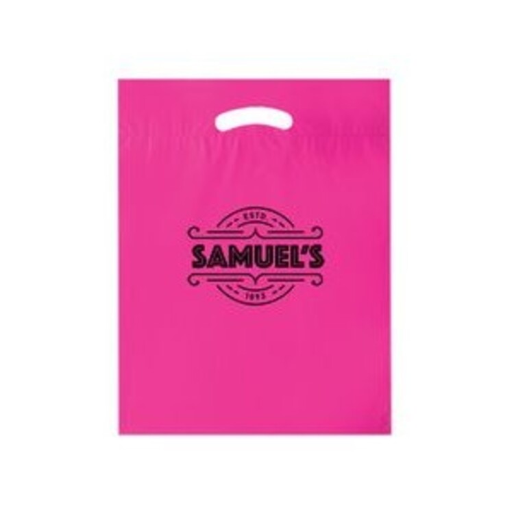 Die Cut Fold-Over Reinforced Plastic Bag 1