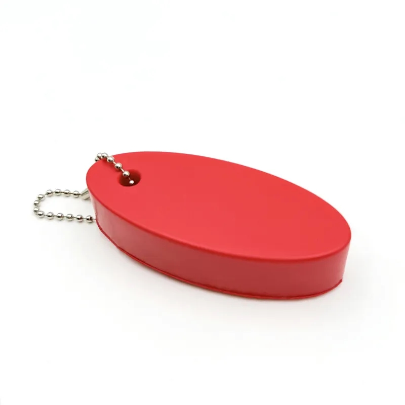 Pu Oval Soft Floating Keychain 5