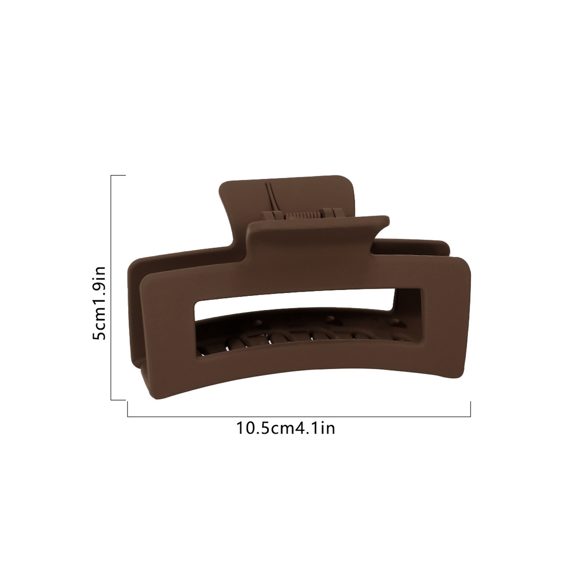 Matte Square Claw Clip 3