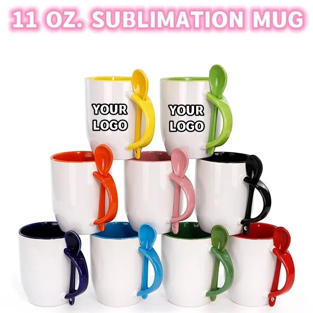 Two-Tone Full Color 11 oz Ceramic Sublimated Coffee Mug 1