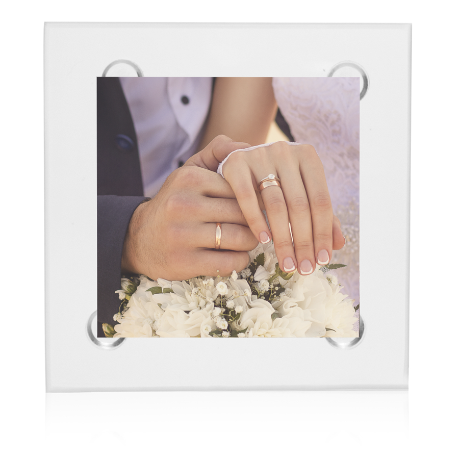 Personalized Square Glass Coasters 2