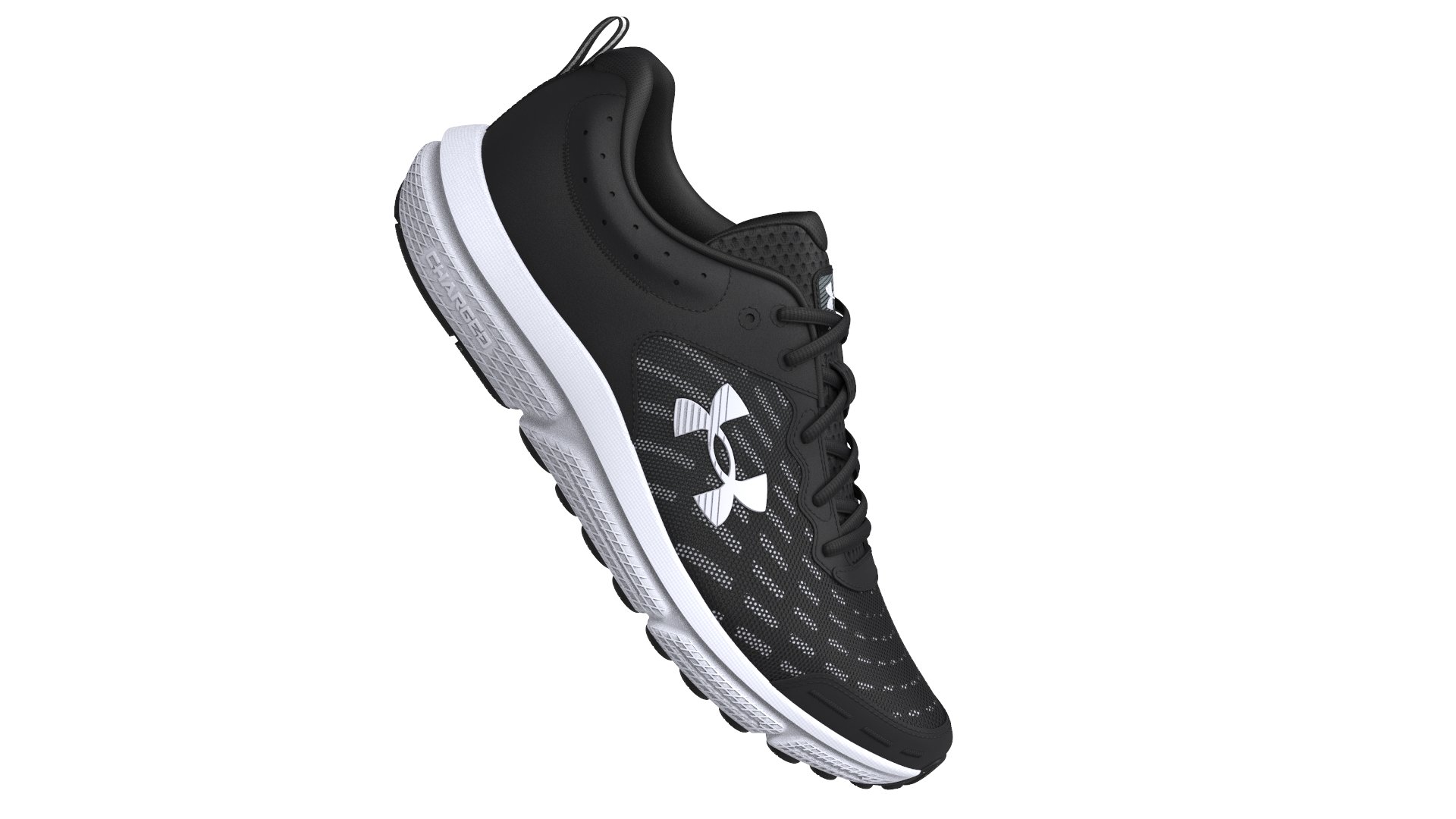 UA Charged Assert 10 Wide (4E) Men's Running Shoes 4