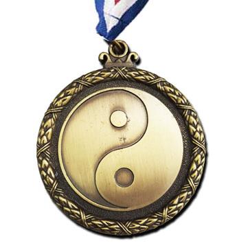 Medallion: 2" Karate Gold 1