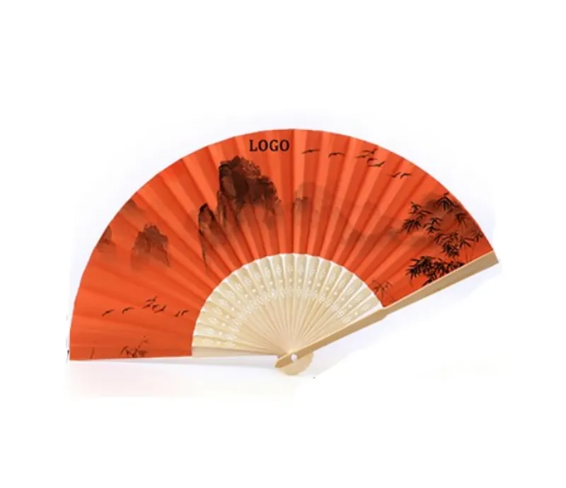 Custom Bamboo Folding Hand Fan 6