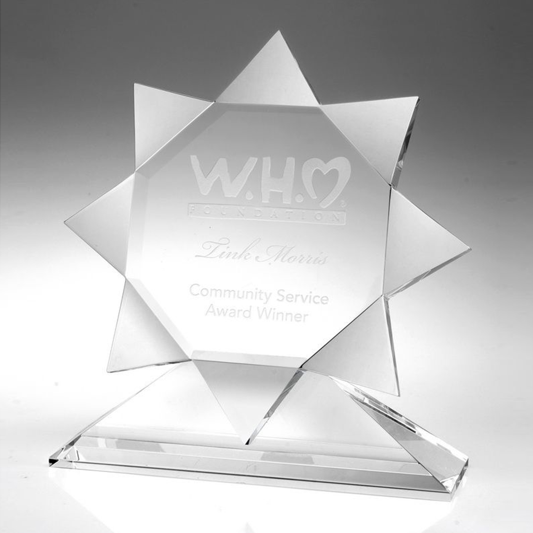 10" Crystal Award-Radiance_D074CA 1