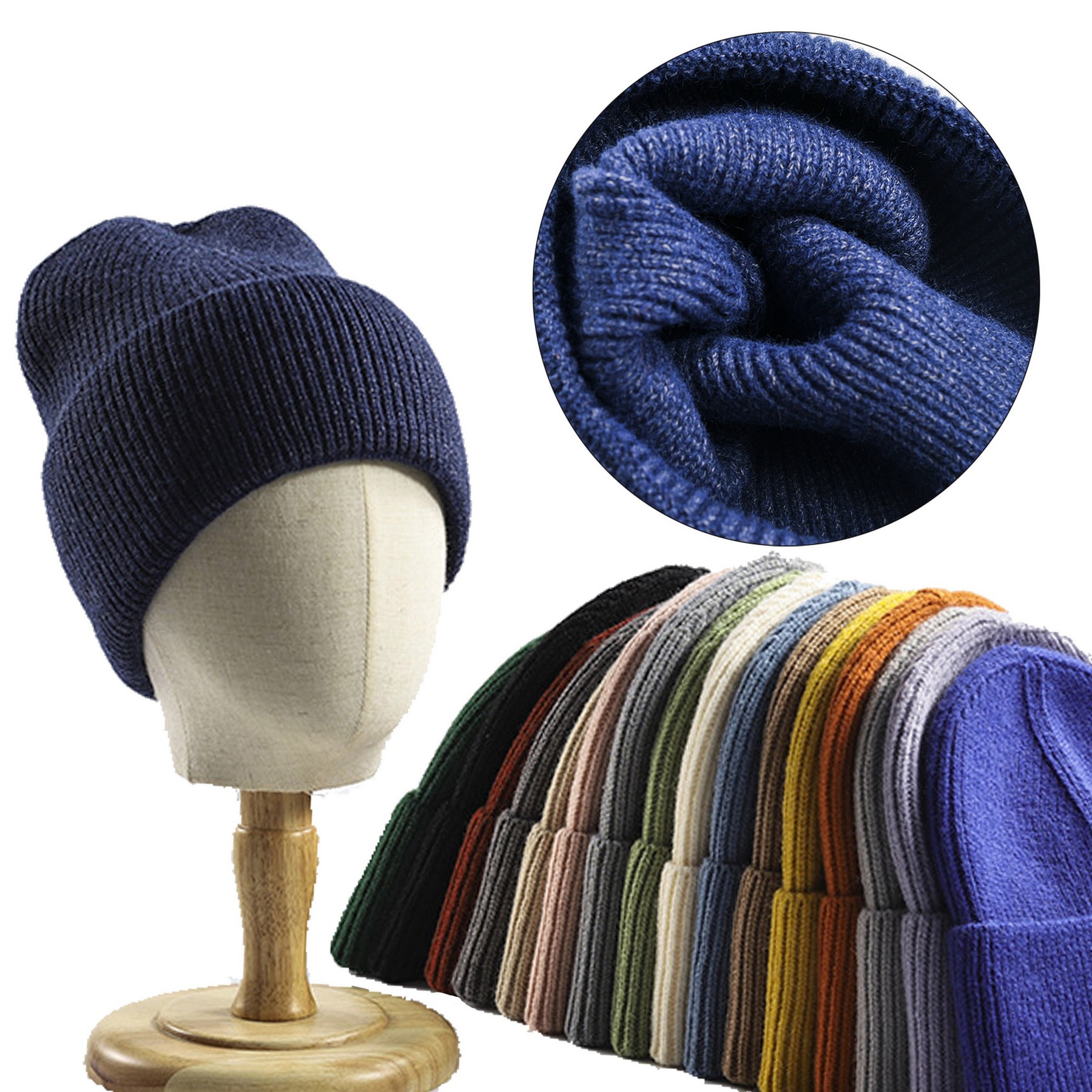 Paste Last Wool Knitted Beanie 3
