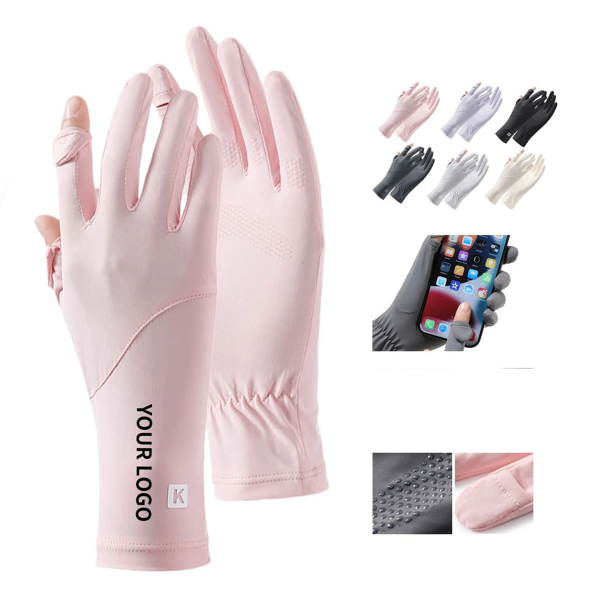 Outdoor Gloves with Heat Transfer Branding 2