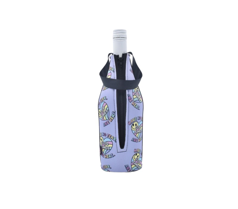 Full Color Sublimation Wine Neoprene Bottle Cooler 4