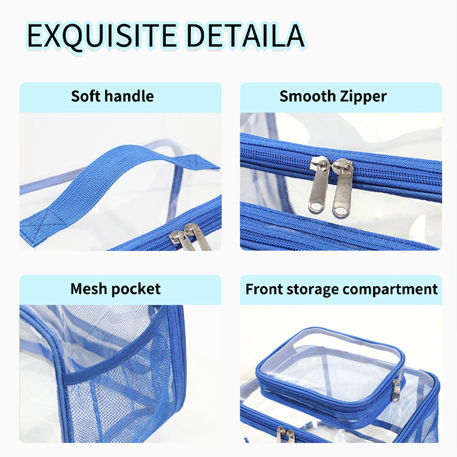 PVC Clear Large Capacity Tote Storage Bag 9