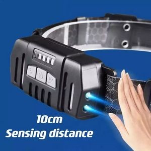 LED Sensor Headlamp Waterproof Headlight Flashlight 4