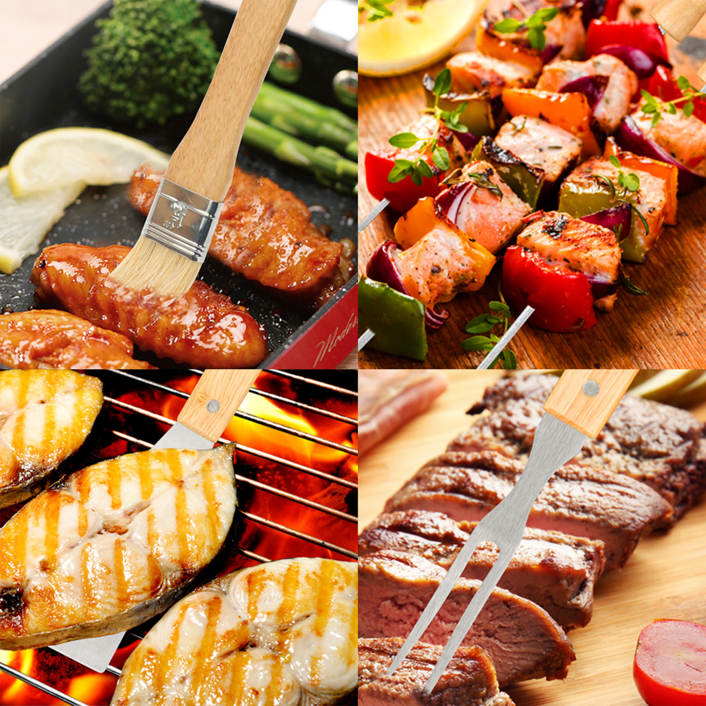 Stainless Steel Outdoor Portable Barbecue Tools 2