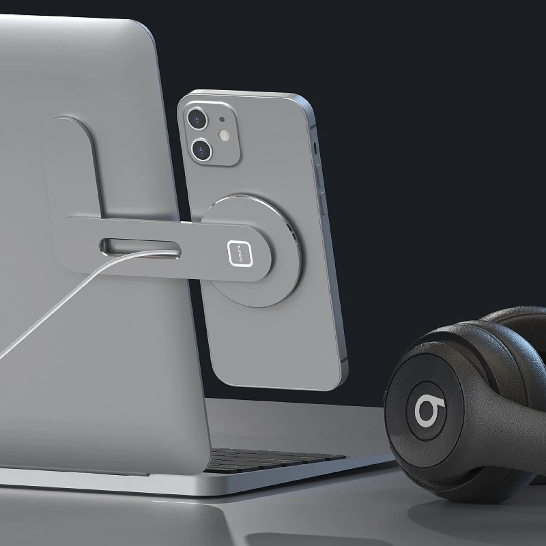 Laptop Phone Holder 3