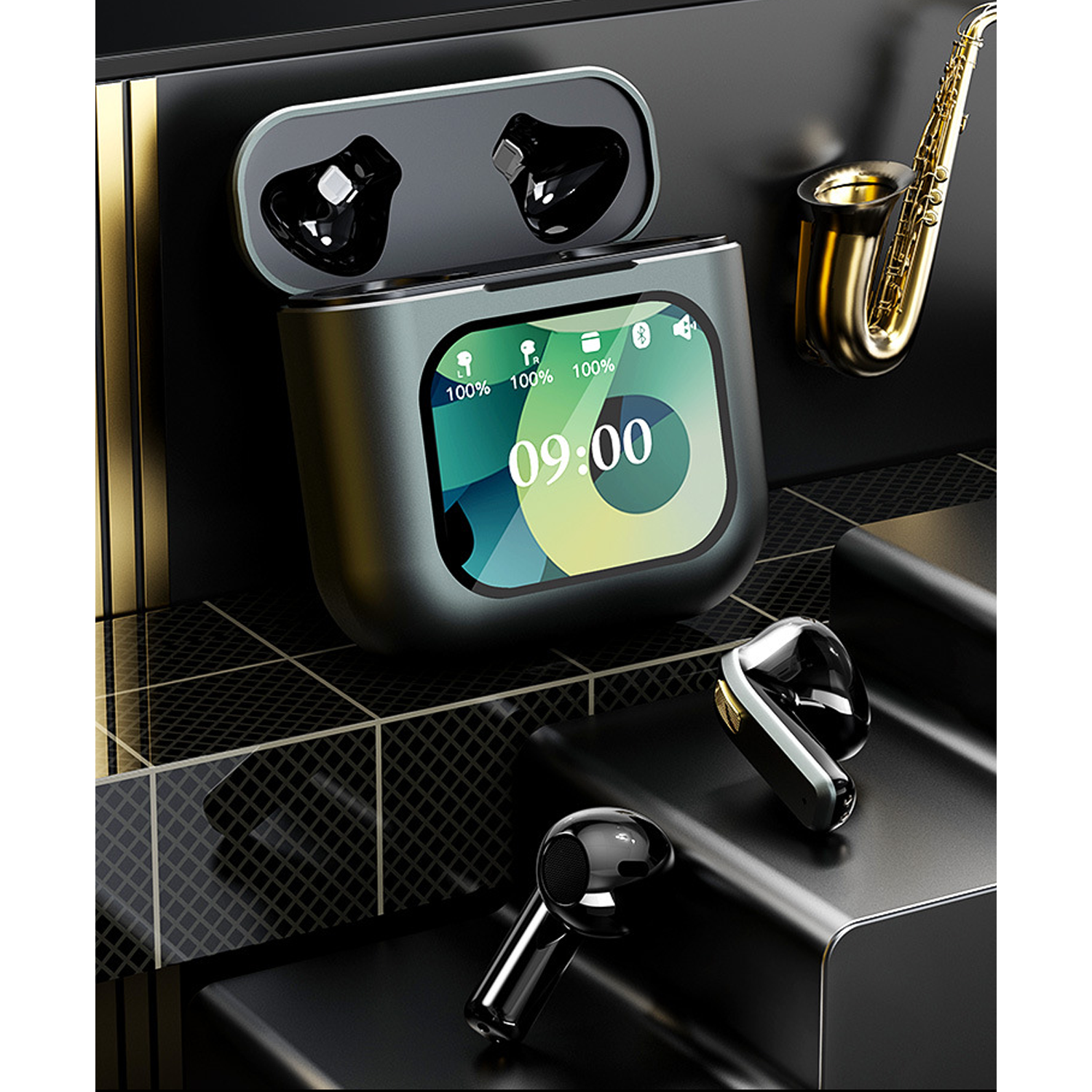Touchscreen Wireless Earbuds 4
