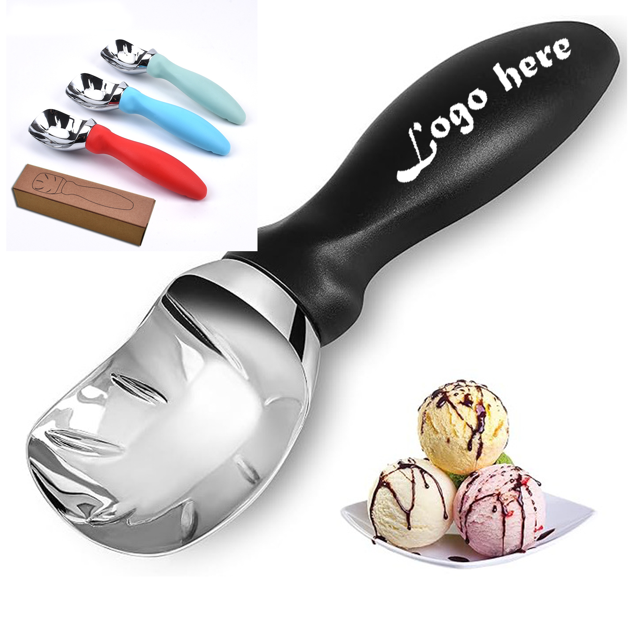Multifunctional Stainless Steel Ice Cream Scoop Scooper 6