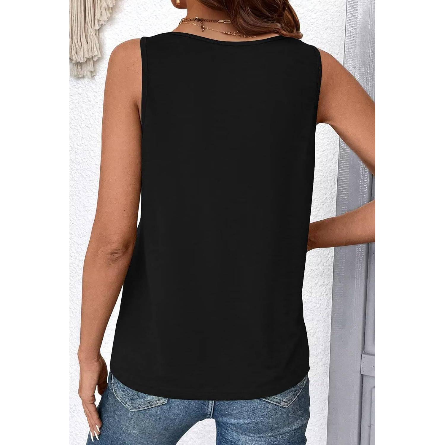 Loose Casual Women V-Neck Sleeveless Vest 10