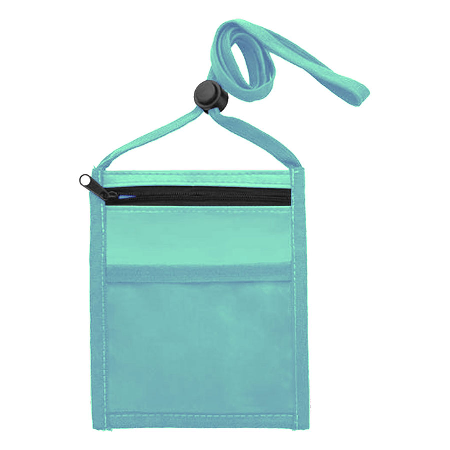 Adjustable Lanyard Neck Wallet - 6.00" x 5.25" 3
