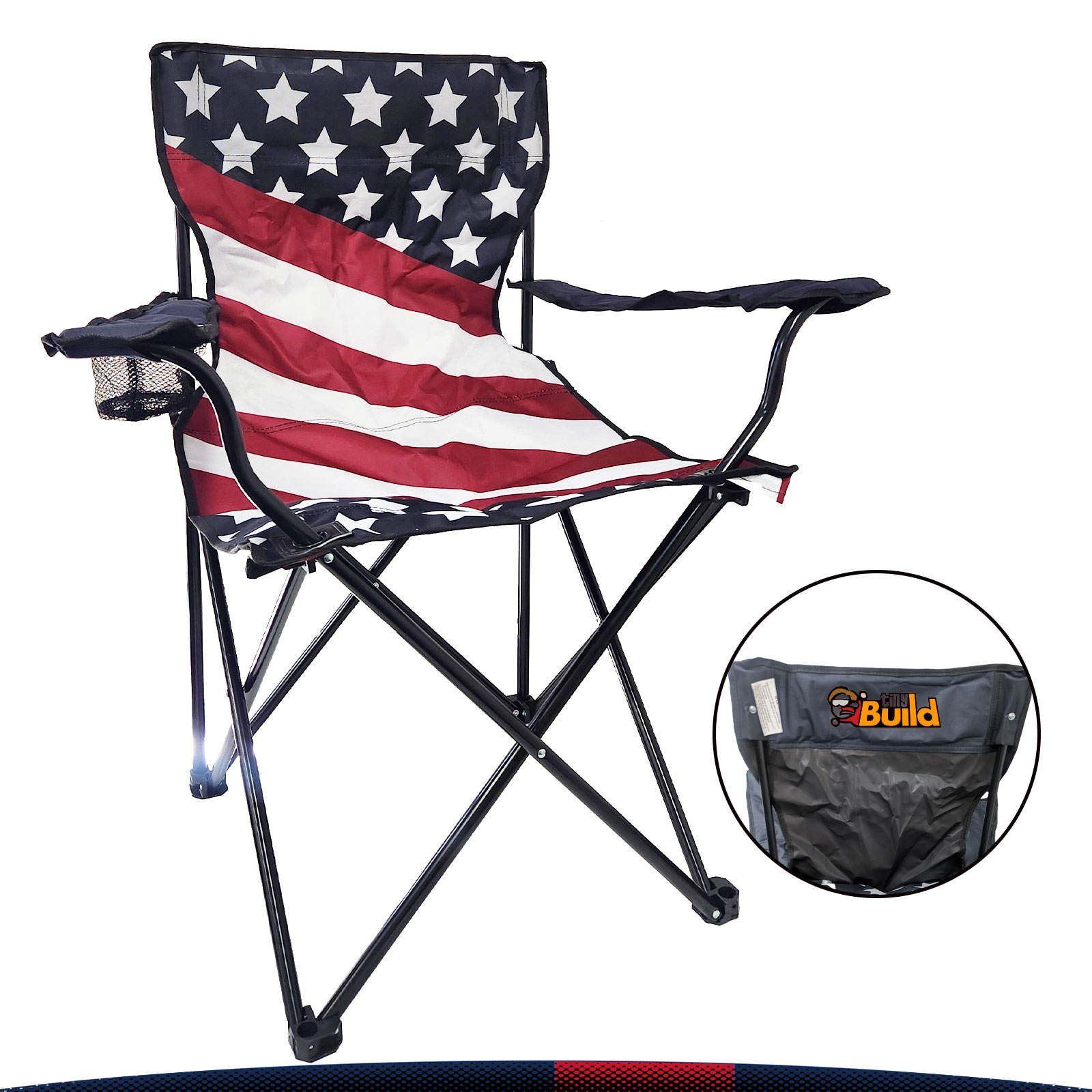Edmund Patriotic Folding Chair 2