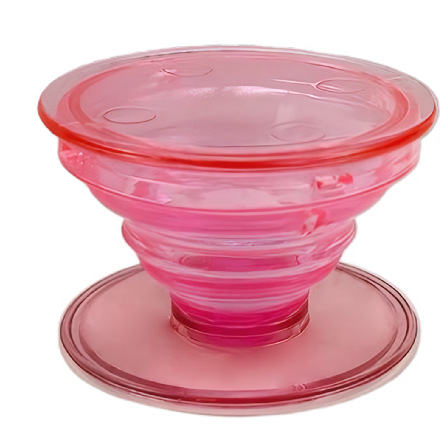 PC Clear Collapsible Airbag Phone Holder Stand 3