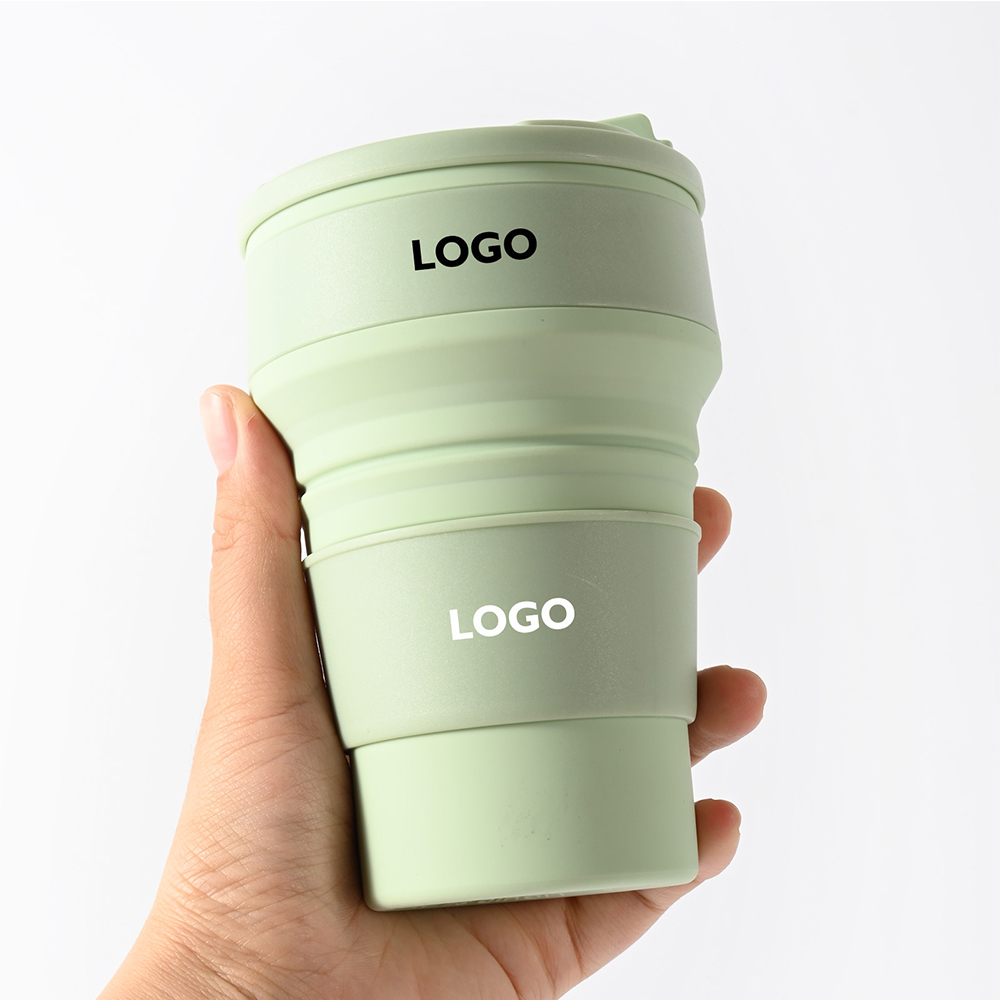 350ML Retractable Silicone Water Cup 8