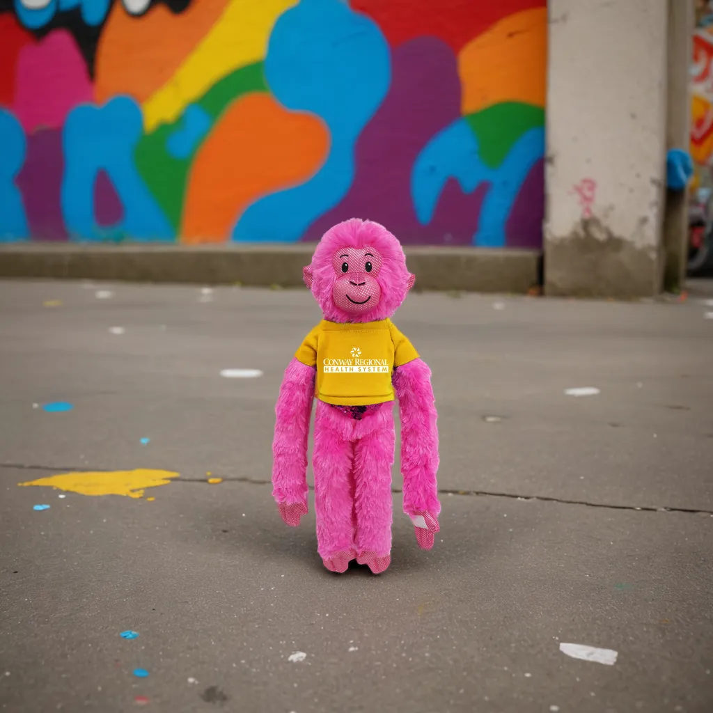 21" Hot Pink Spider Monkey with Sequins 5