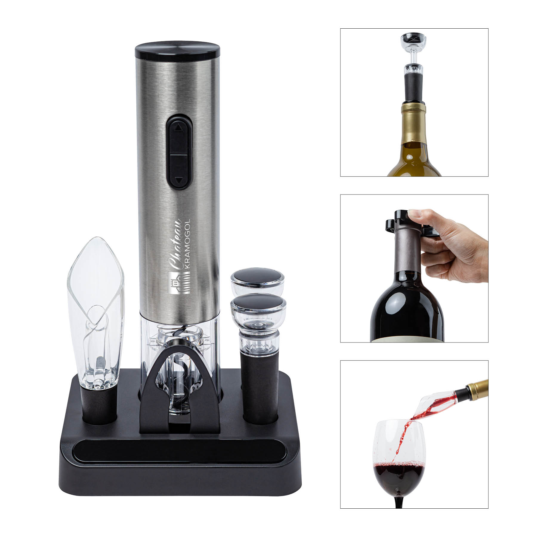 Carignan 6-Piece Electric Wine Set 6