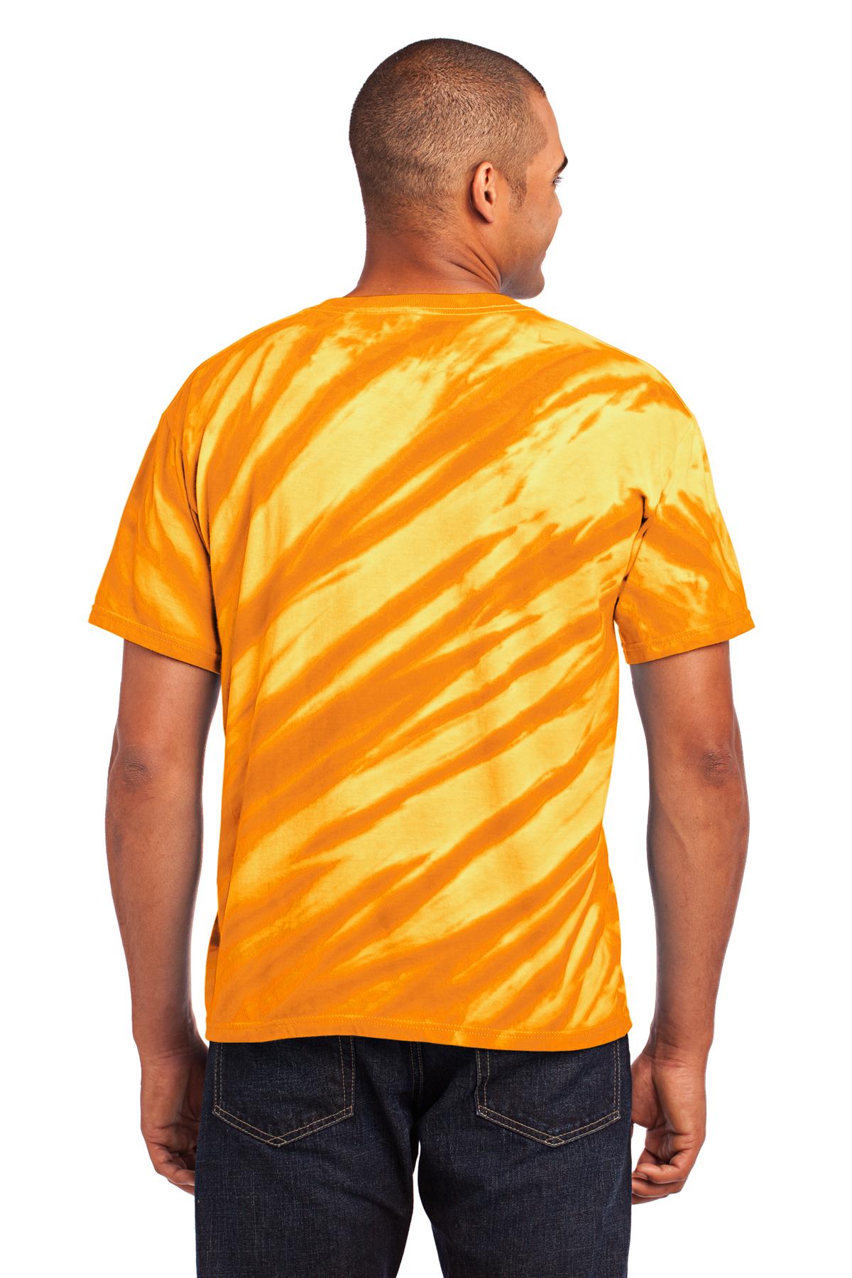 Port & Co Tiger Stripe Tie-Dye Tee. PC148 45