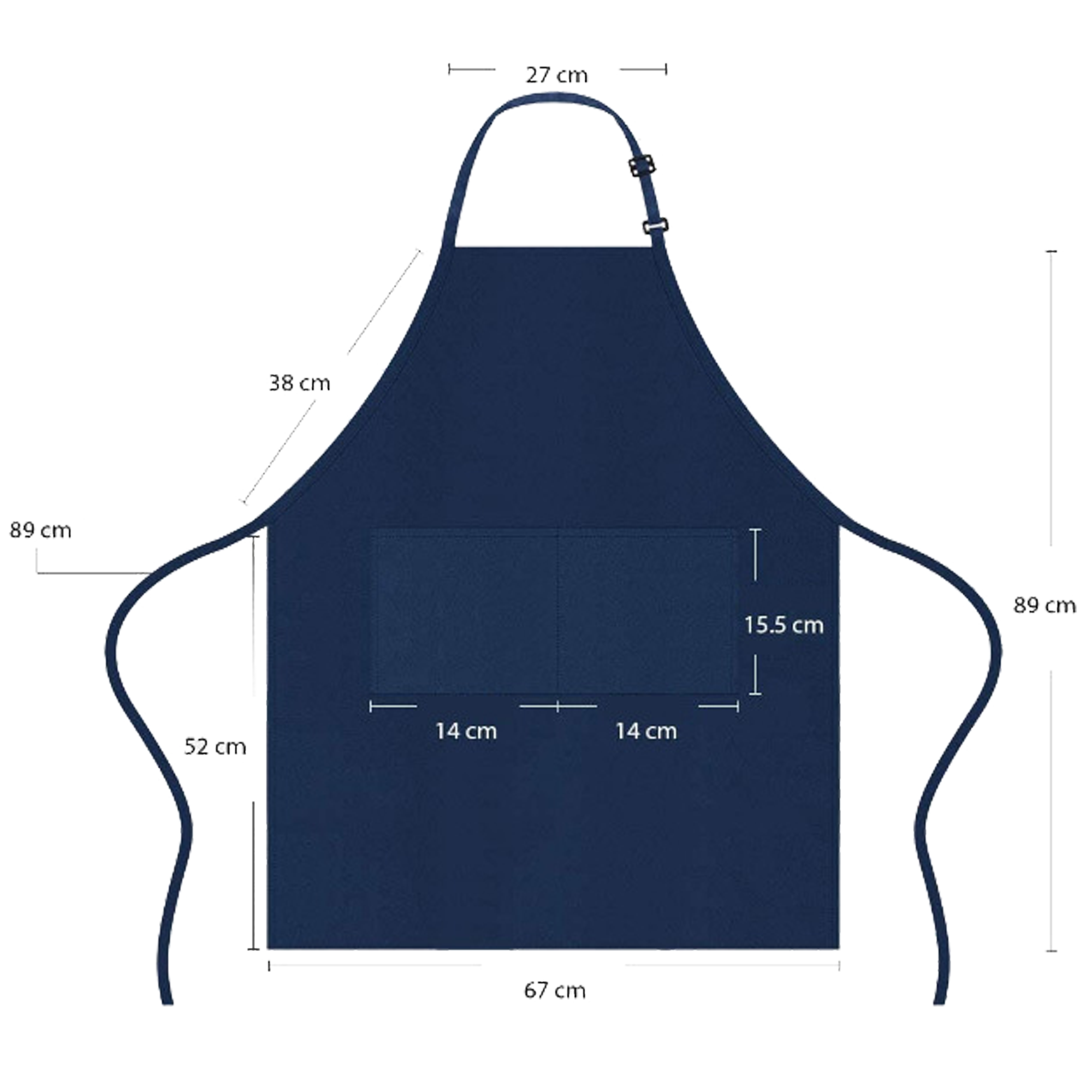 MOQ 10pcs Versatile Polyester Apron 2