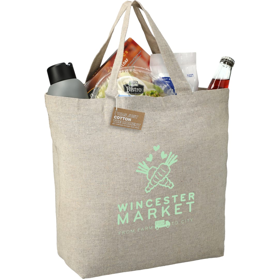 Recycled 5oz Cotton Twill Grocery Tote 119