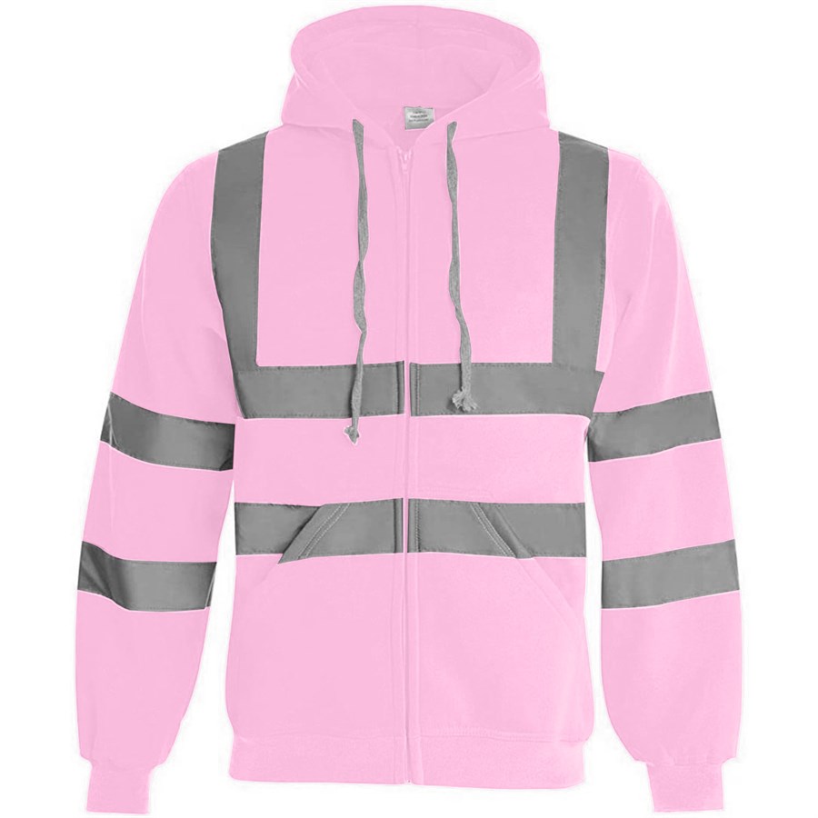 VISIPRO Reflective Safety Full-Zip Hoodie with Bands & Brace 15